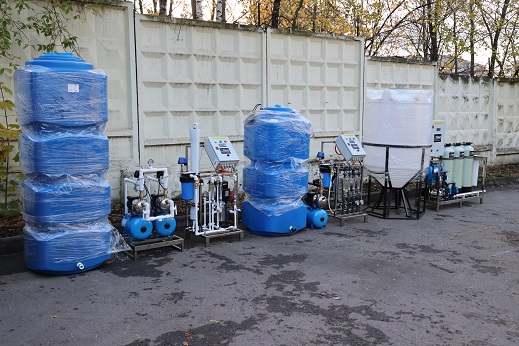 Установка для получения особо чистой воды